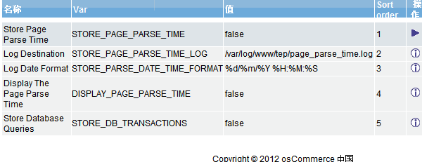 osCommerce Logging 设置